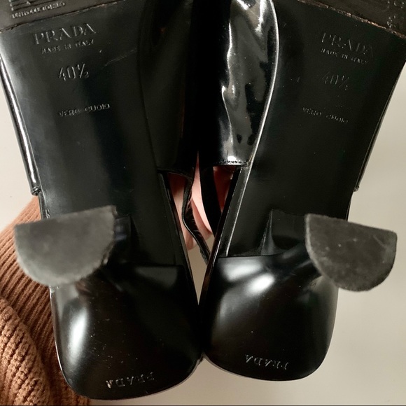 SOLD PRADA Vintage 90’s Black Slingback heel - Picture 14 of 14